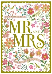 Mr & Mrs Wedding Card