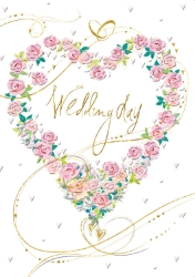 Heart Wedding Card