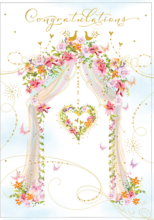 Wedding Arch Wedding Card