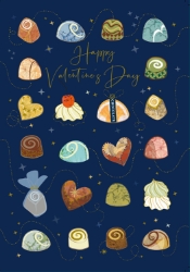 Chocolates Valentines Day Card