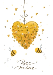 Bee Mine Valentines Day Card