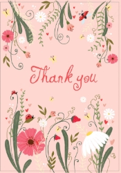 Ladybugs Thank You Card