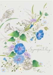 Morning Glory Sympathy Card