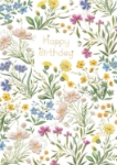 Flowers Birthday Card