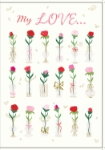 My Love Roses Anniversary Card