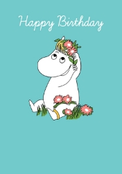MOOMIN Flowers Blank Card