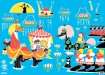 MOOMIN Water Sheet Wrap