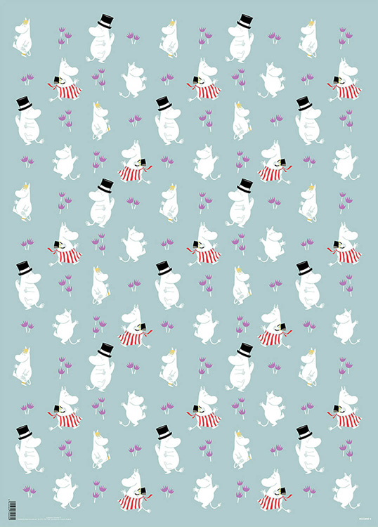 MOOMIN Flowers Sheet Wrap