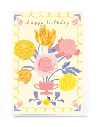 Vase Birthday Card