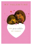 Hedgehog Fancy Valentine's Day Card