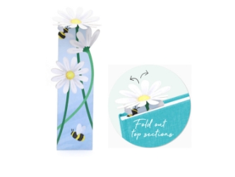 Daisies Pop Up Bookmark