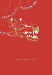 New Year Dragon Chinese New Year Card