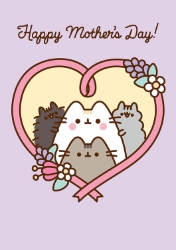 PUSHEEN Mothers Day Card