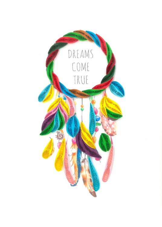 Dreams True Quill Blank Card