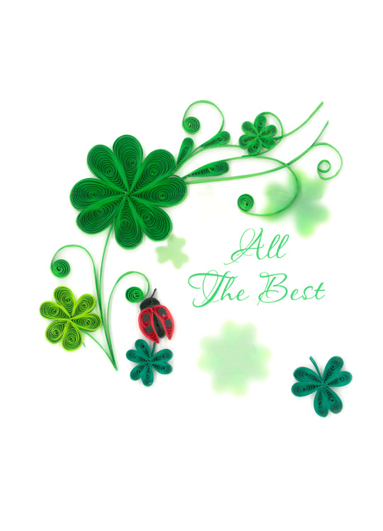 All The Best Quill Good Luck Card