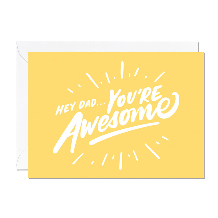 You're Awesome Father's Day Card