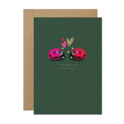Ladybug Love Card