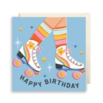 Roller Skates Birthday Card