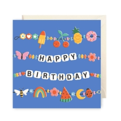 Charm Bracelets Birthday Card