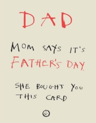 Mom Card Fathers Day Card