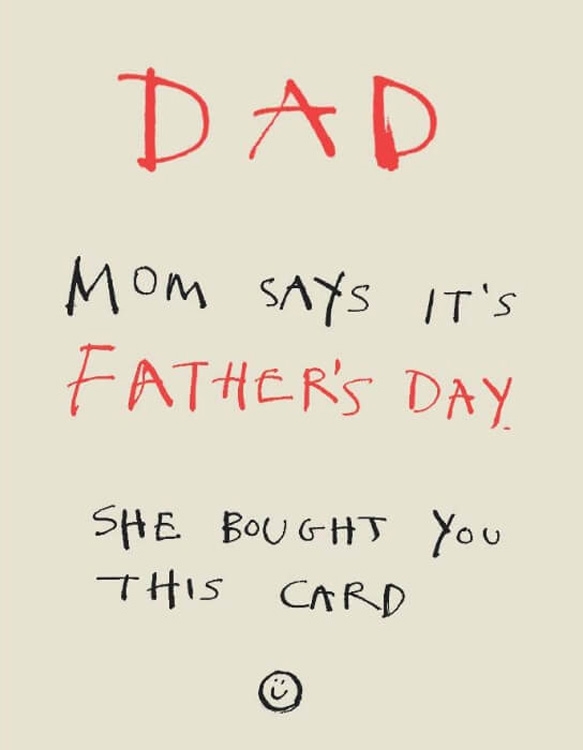 Mom Card Father's Day Card