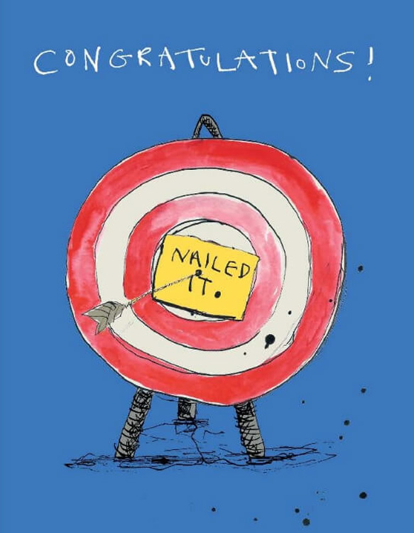 Nailed It Congratulations Card