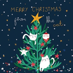 Christmas from the Cat - Christmas Card Christmas