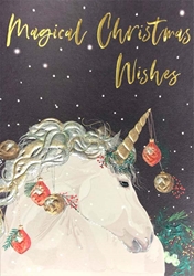 Christmas Unicorn Christmas Card Christmas