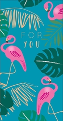 Flamingos Money Wallet Blank Card 