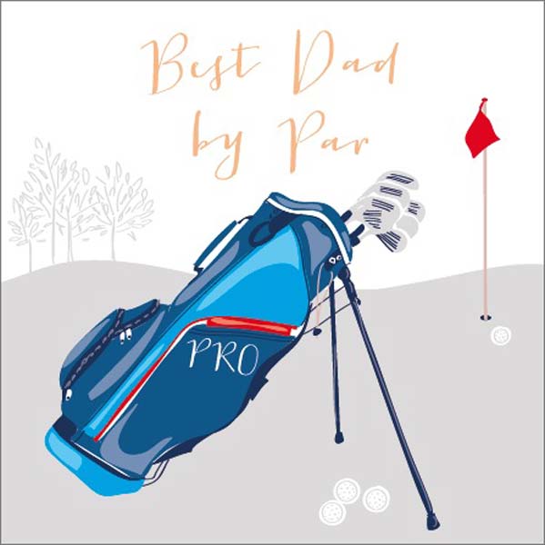 Golf Fathers Day Card 