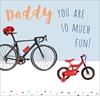 Bikes Fathers Day Card 