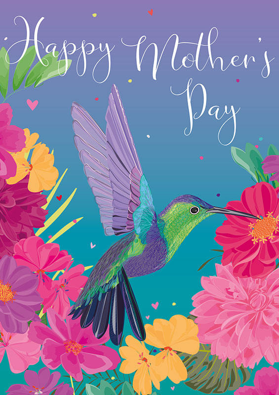 Belly Button Designs - Hummingbird - Mother's Day Card #RHCOS35NQ