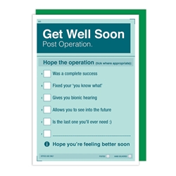 Post Operation Get Well Card 