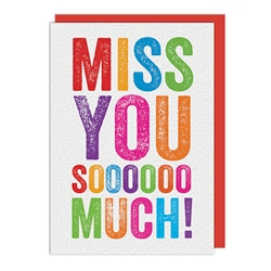 Miss You So Much Friendship Card 