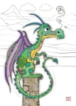 Duncan Dragon Blank Card 