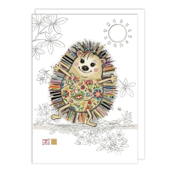 Hattie Hedgehog Blank Card 