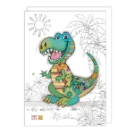 Rufus Rex Blank Card 