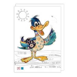 Dougie Duck Blank Card 