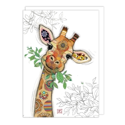 Gina Giraffe Blank Card 