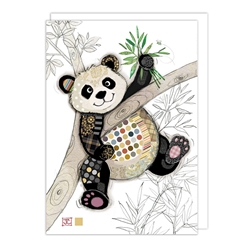 Po Zi Panda Blank Card 