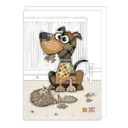 Patches Puppy Blank Card 
