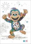 Miguel Monkey Blank Card