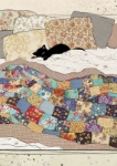Cat Bed Blank Card 