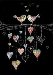 Bird Hearts Love Cards 