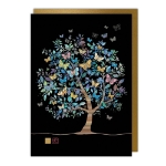 Butterfly Tree Blank Card 