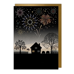 Fireworks Blank Card 
