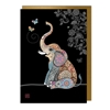 Elephant Butterfly Blank Card 
