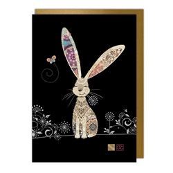 Rabbit Deco Blank Card 