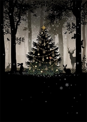Woodland Gathering Christmas Card 