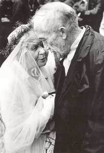 Older Wedding Couple Wedding Card 